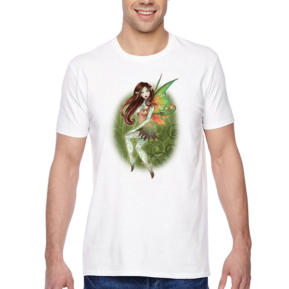 XtraFly Apparel Men&#39;s Tee Fairy Sprite Tetra Fantasy Pixie Magical Spirit Legendary Creature Mythology Folklore Mythical Crewneck T-shirt