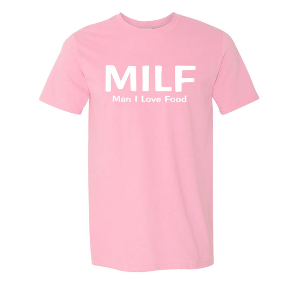 XtraFly Apparel Men&#39;s Tee MILF Man I Love Food Mother&#39;s Day Motherhood Proud Momma Madre Mommy Grandma Grandmother Nana Crewneck T-shirt
