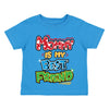 XtraFly Apparel Youth Toddler Mommy Is Best Friend Mom Mama Mother Kids Birthday Gift Baby Soft Fun Daughter Son Boy Girl Crewneck T-Shirt