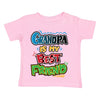 XtraFly Apparel Youth Toddler Grandpa Is My Best Friend Grandfather Kids Birthday Gift Baby Soft Fun Daughter Son Boy Girl Crewneck T-Shirt