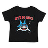 XtraFly Apparel Youth Toddler Let&#39;s Do Lunch Shark Kids Birthday Gift Baby Soft Fun Daughter Son Boy Girl Children Clothing Crewneck T-Shirt