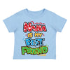 XtraFly Apparel Youth Toddler Nana Is My Best Friend Grandma Grandmother Kids Birthday Baby Soft Fun Daughter Son Boy Girl Crewneck T-Shirt