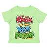 XtraFly Apparel Youth Toddler Nana Is My Best Friend Grandma Grandmother Kids Birthday Baby Soft Fun Daughter Son Boy Girl Crewneck T-Shirt