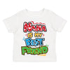 XtraFly Apparel Youth Toddler Nana Is My Best Friend Grandma Grandmother Kids Birthday Baby Soft Fun Daughter Son Boy Girl Crewneck T-Shirt