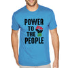 XtraFly Apparel Men&#39;s Tee Power To The People Black Lives Matter BLM African American Pride Africa Heritage Afro Rasta Crewneck T-shirt