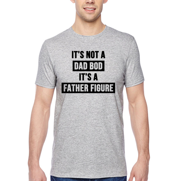 XtraFly Apparel Men&#39;s Tee Not Dad Bod Figure Father&#39;s Day Proud Papa Daddy Grandpa Grandfather Grandad Poppa Fatherhood Crewneck T-shirt
