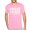 XtraFly Apparel Men&#39;s Tee Proud Father Of Few Kids Father&#39;s Day Dad Daddy Poppa Papa Fatherhood Grandpa Grandfather Dada Crewneck T-shirt