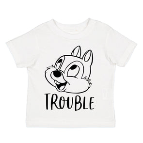 XtraFly Apparel Youth Toddler Trouble Chipmunk Matching Family Vacation Magical Boy Kingdom Girl Magic Soft Castle Children Crewneck T-Shirt