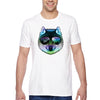 XtraFly Apparel Men's Tee Night Wolf Pack Nature Zoo Cosmic Fox Animal Forest Coyote Sunglasses Galaxy Beach Summer Party Crewneck T-shirt