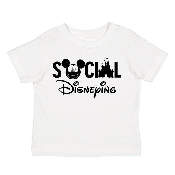 XtraFly Apparel Youth Toddler Social Disneying Castle Matching Family Vacation Magical Boy Kingdom Girl Magic Child Soft Crewneck T-Shirt