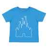 XtraFly Apparel Youth Toddler Castle Outline Matching Family Vacation Magical Boy Kingdom Girl Magic Soft Children Kids Crewneck T-Shirt