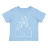 XtraFly Apparel Youth Toddler Castle Outline Matching Family Vacation Magical Boy Kingdom Girl Magic Soft Children Kids Crewneck T-Shirt