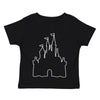 XtraFly Apparel Youth Toddler Castle Outline Matching Family Vacation Magical Boy Kingdom Girl Magic Soft Children Kids Crewneck T-Shirt