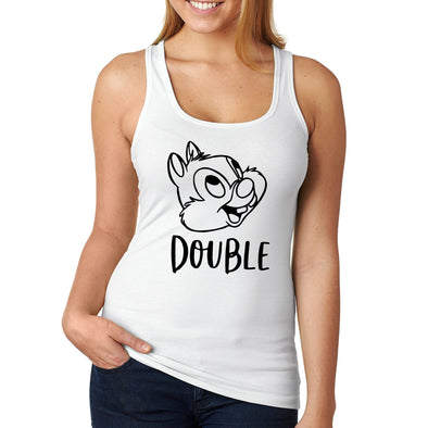 XtraFly Apparel Women's Double Chipmunk Matching Family Vacation Magical Daughter Sister Mom Kingdom Castle Son Magic Dad Grandma Racerback