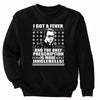 XtraFly Apparel Men Women's Got Fever Only Perscription More Jingle Bell Ugly Christmas Sweater Cowbell Funny Walken Ferrell Xmas Sweatshirt