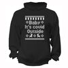 XtraFly Apparel Men Women's Baby It's Cold Outside Social Distancing Distance Quarantine Reindeer Snowflake Christmas Xmas Holiday Hoodie